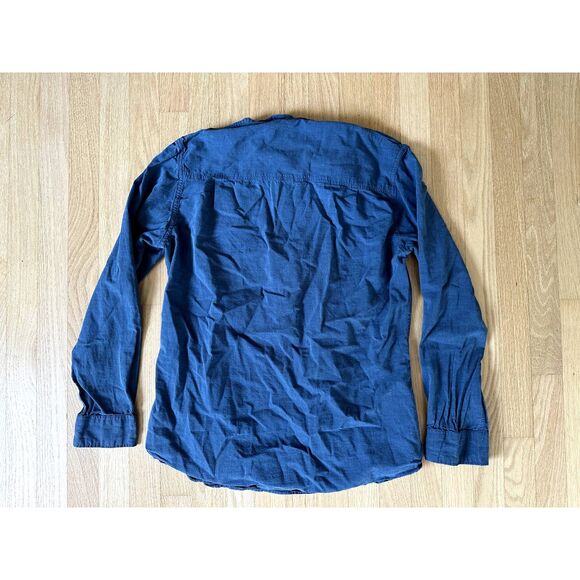 MOSSIMO Supply Co. Men's Long Sleeve Button Down Blue Shirt Size Small - Picture 2 of 6